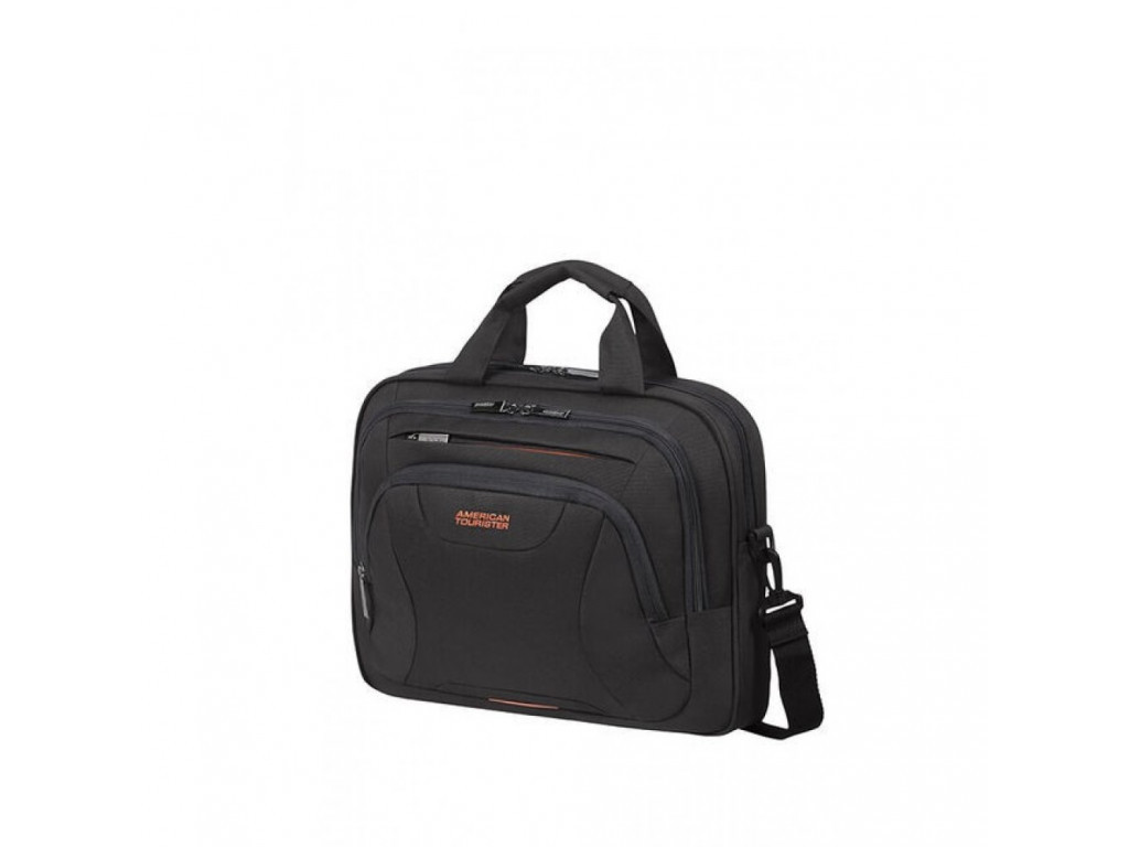 Чанта Samsonite At Work Laptop Bag 33.8-35.8cm/13.3-14.1" Black/Orange 10575.jpg
