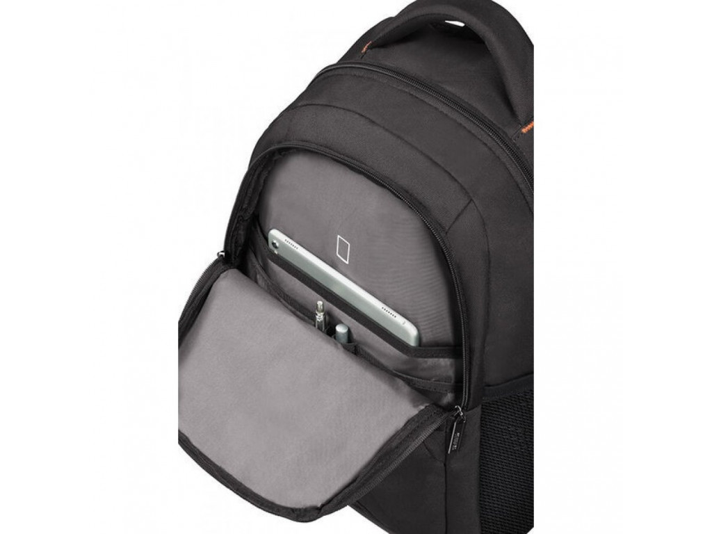 Раница Samsonite At Work Laptop Backpack 38.5cm/14.1" Black/Orange 10643_13.jpg