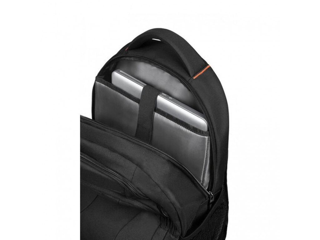 Раница Samsonite At Work Laptop Backpack 39.6cm/15.6" Black/Orange 10644_12.jpg