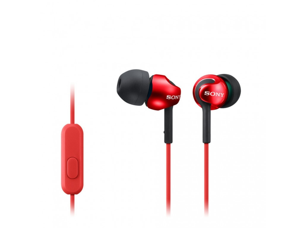 Слушалки Sony Headset MDR-EX110AP red 1072_1.jpg