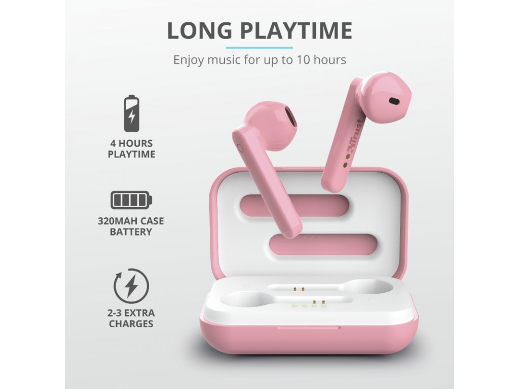 Слушалки TRUST Primo Touch Bluetooth Earphones Pink 1149_52.jpg
