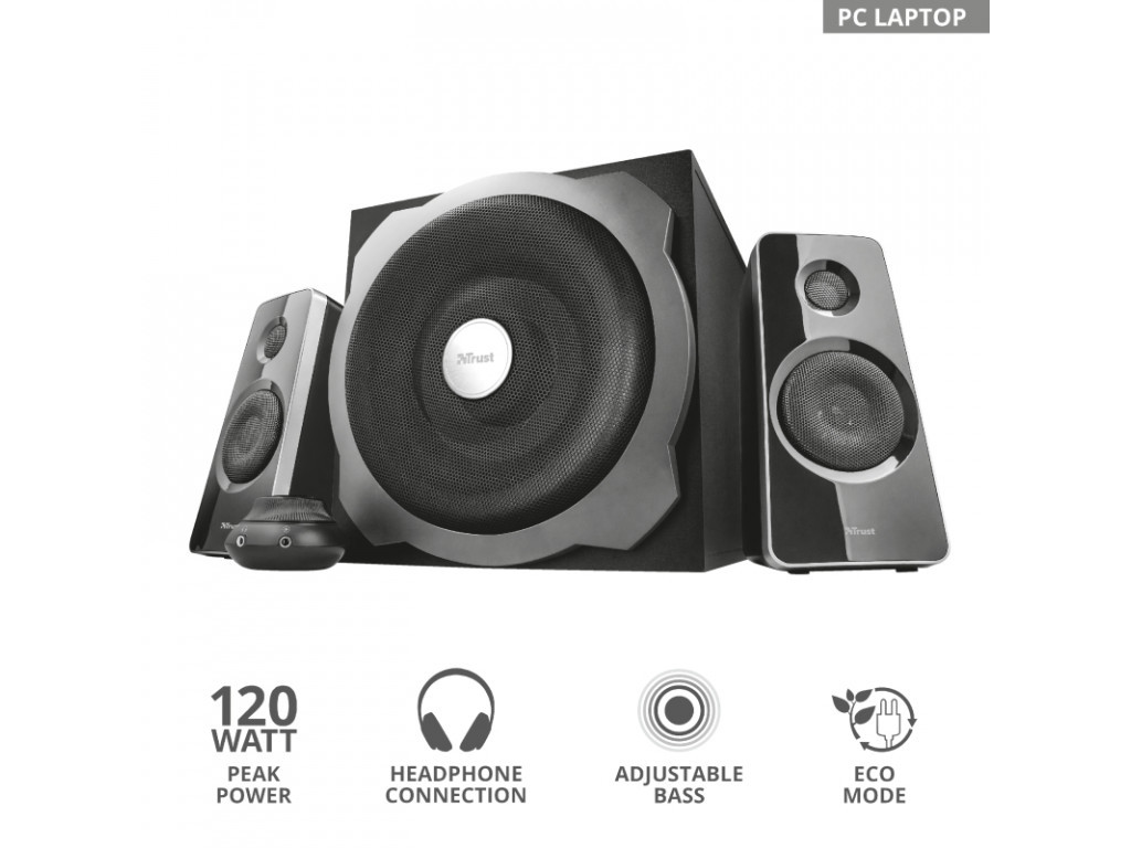 Аудио система TRUST Tytan 2.1 Subwoofer Speaker Set - black 2172_13.jpg