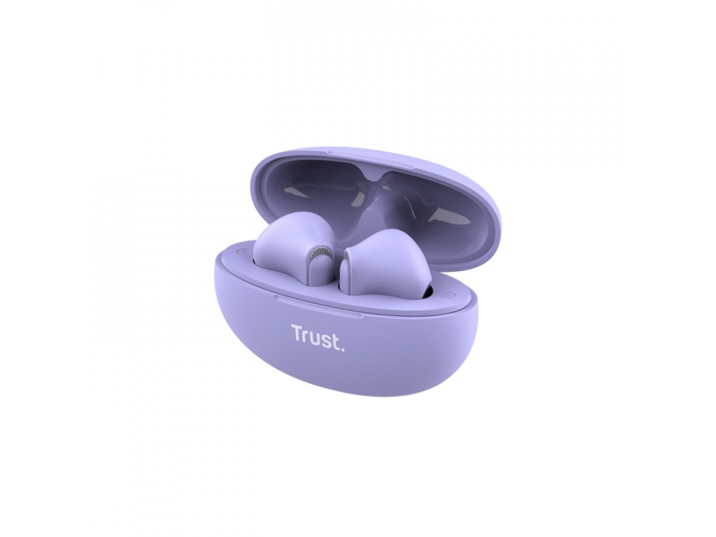Слушалки TRUST Yavi Bluetooth ENC Earphones Purple 25117_2.jpg