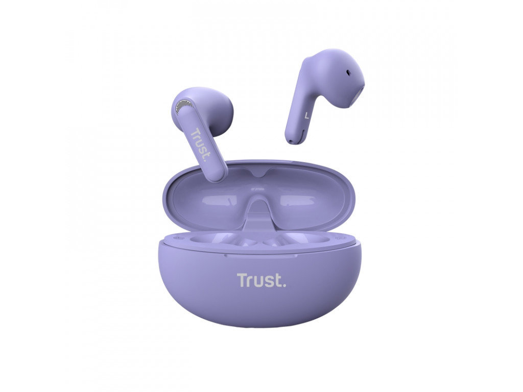 Слушалки TRUST Yavi Bluetooth ENC Earphones Purple 25117_7.jpg
