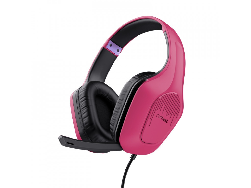 Слушалки TRUST GXT415 Zirox Headset Pink 27391.jpg