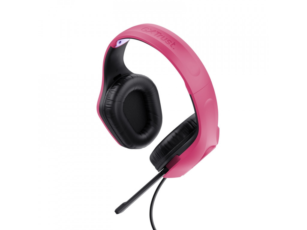 Слушалки TRUST GXT415 Zirox Headset Pink 27391_1.jpg