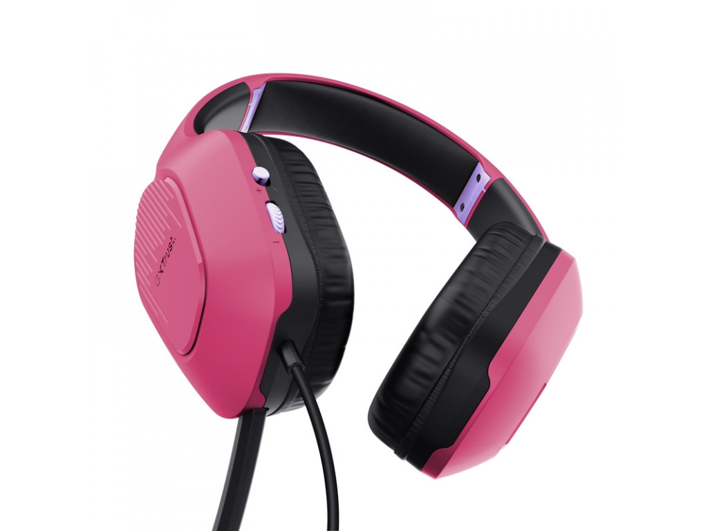 Слушалки TRUST GXT415 Zirox Headset Pink 27391_2.jpg