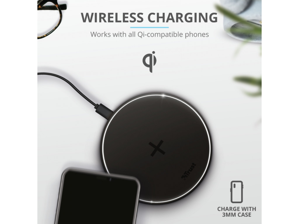 Зарядно устройство TRUST Qylo Fast Wireless Charging Pad Black 2838_51.jpg