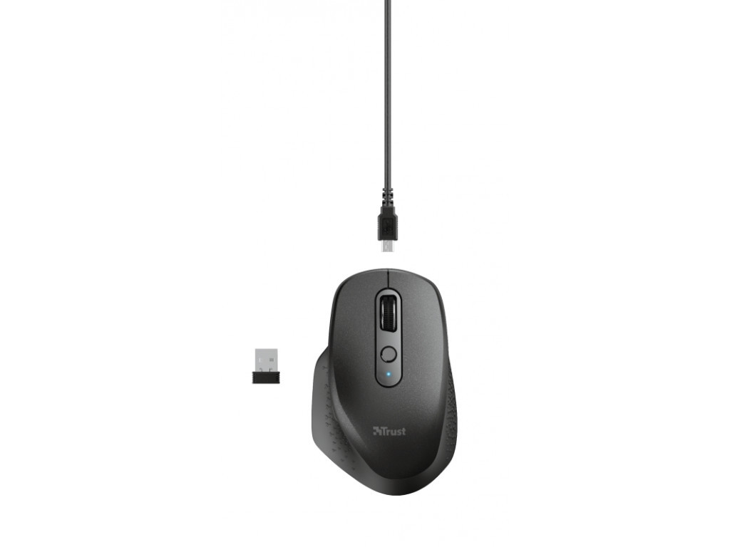Мишка TRUST Ozaa Wireless Rechargeable Mouse Black 4017_16.jpg