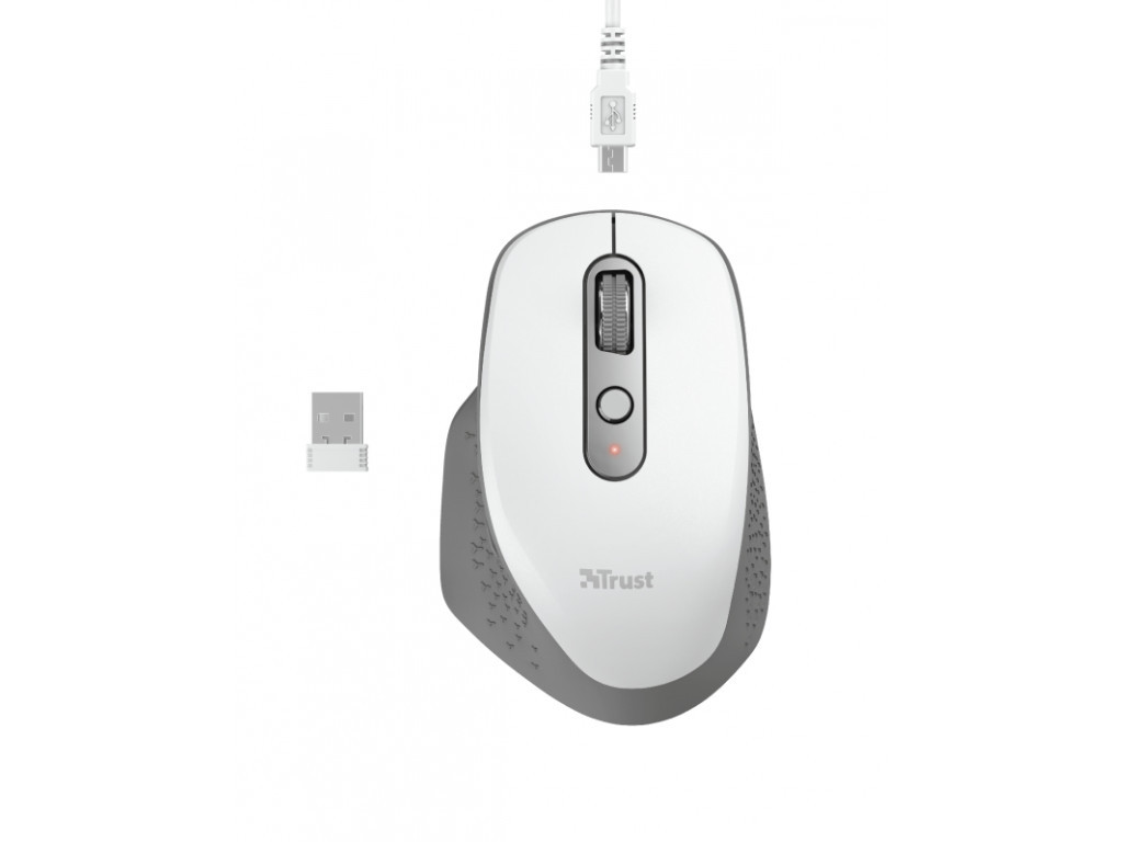 Мишка TRUST Ozaa Wireless Rechargeable Mouse White 4019_11.jpg