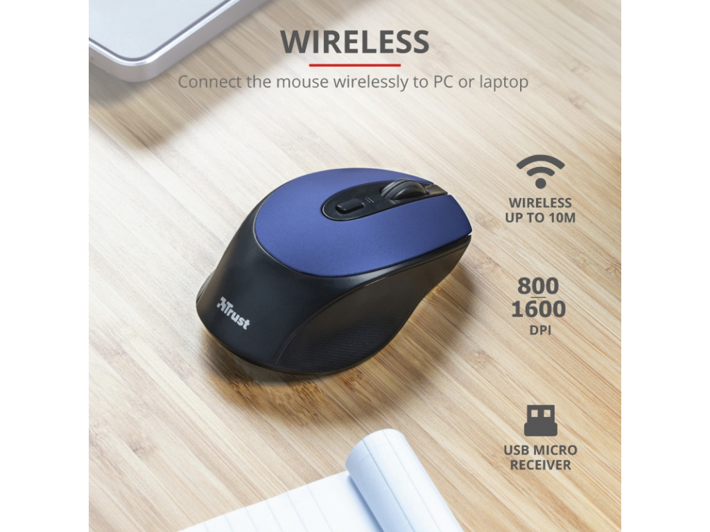 Мишка TRUST Zaya Wireless Rechargeable Mouse Blue 4028_28.jpg
