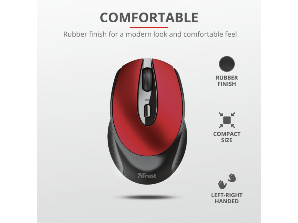Мишка TRUST Zaya Wireless Rechargeable Mouse Red 4029_17.jpg
