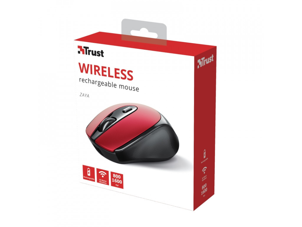 Мишка TRUST Zaya Wireless Rechargeable Mouse Red 4029_19.jpg
