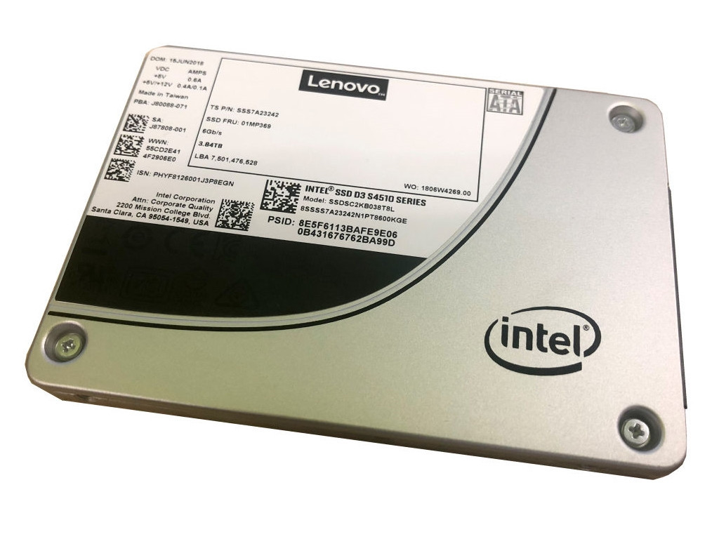 Твърд диск Lenovo ThinkSystem ST50 3.5" Intel S4510 480GB Entry SATA 6Gb Non Hot Swap SSD 6045_1.jpg