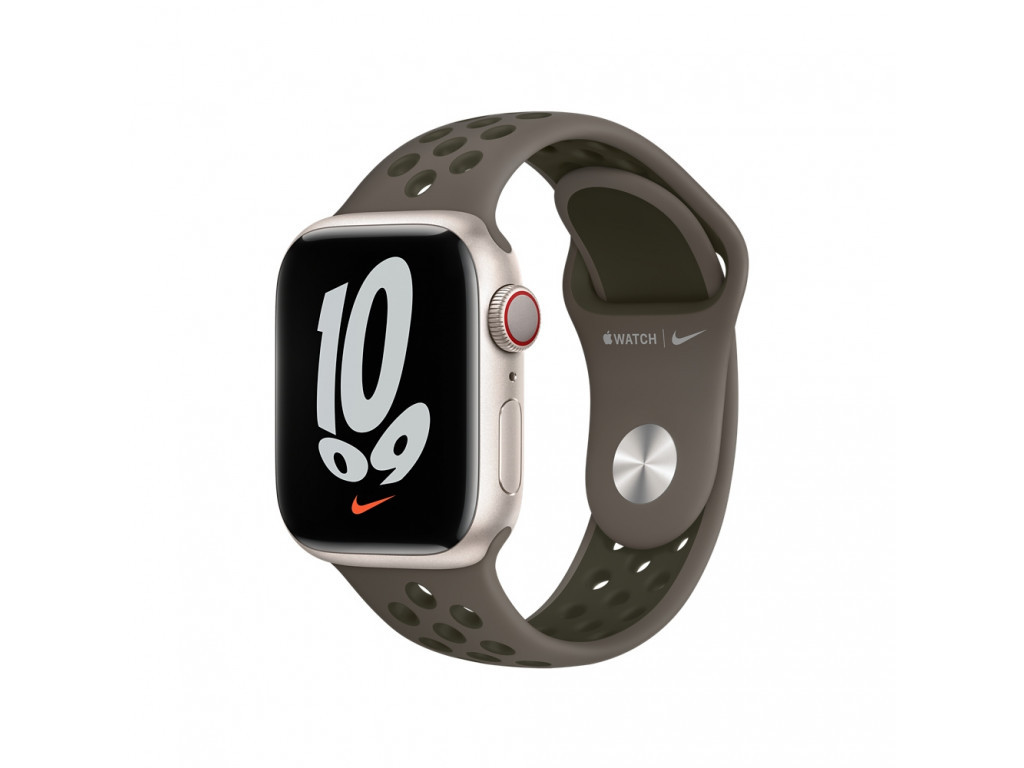 Аксесоар Apple Watch 41mm Midnight Olive Gray/Cargo Khaki Nike Sport Band - Regular 18364_1.jpg