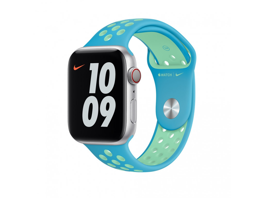 Аксесоар Apple Watch 44mm Chlorine Blue/Green Glow Nike Sport Band - Regular 18369_1.jpg