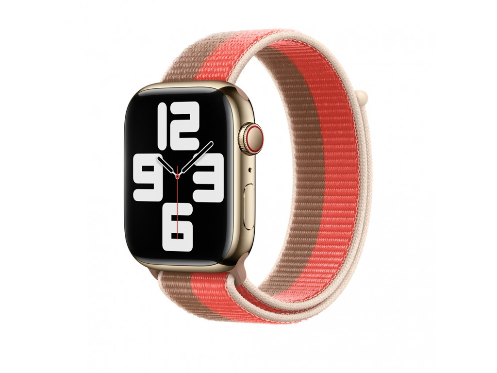 Аксесоар Apple Watch 45mm Pink Pomelo/Tan Sport Loop - Regular 18382_1.jpg