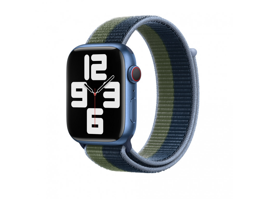 Аксесоар Apple Watch 45mm Abyss Blue/Moss Green Sport Loop - Regular 18383_10.jpg