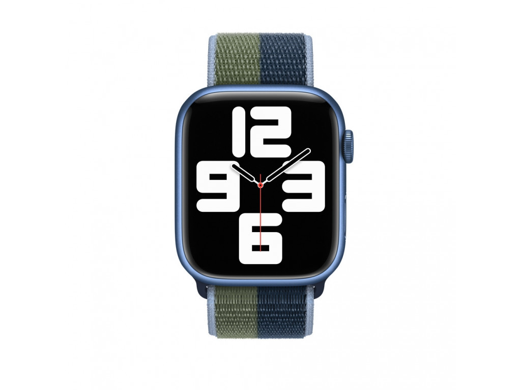 Аксесоар Apple Watch 45mm Abyss Blue/Moss Green Sport Loop - Regular 18383_2.jpg