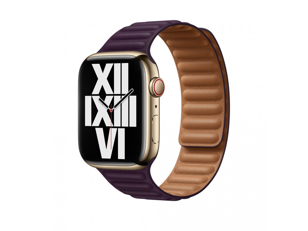 Аксесоар Apple Watch 45mm Dark Cherry Leather Link - M/L 18397_1.jpg