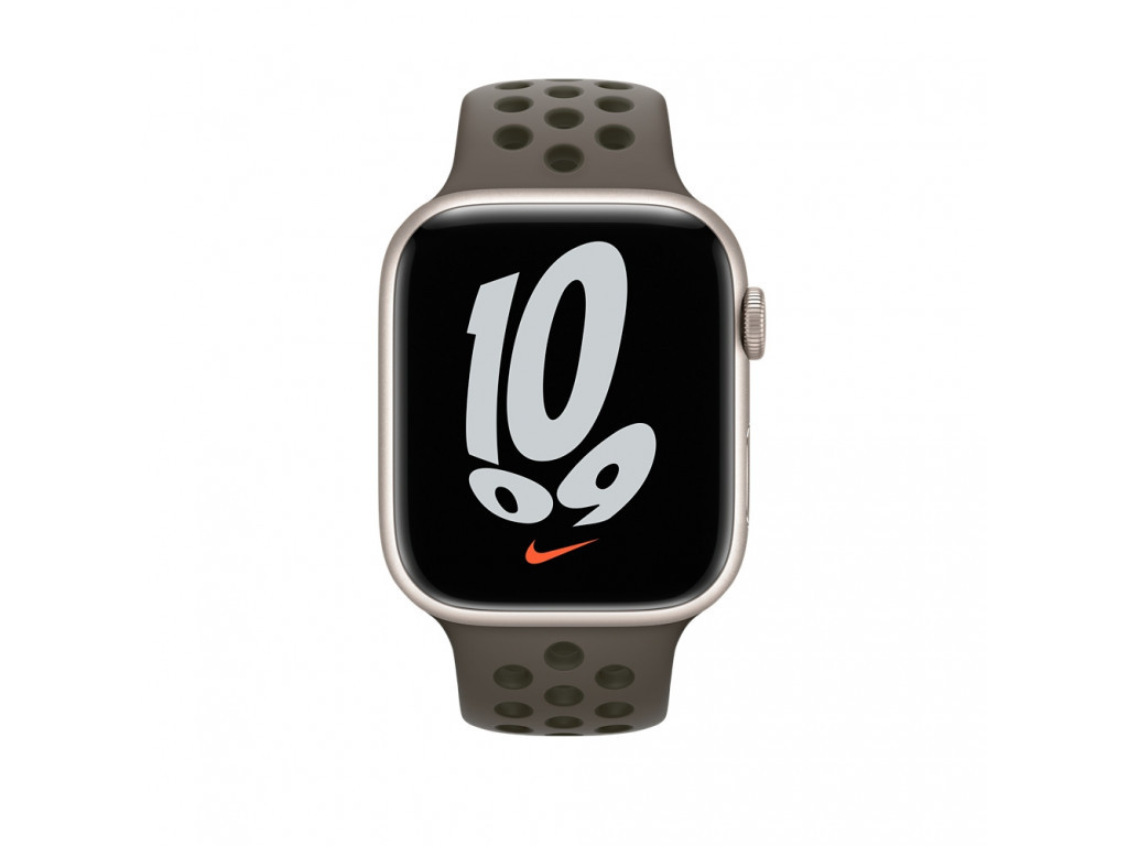 Аксесоар Apple Watch 45mm Midnight Olive Gray/Cargo Khaki Nike Sport Band - Regular 18406_14.jpg