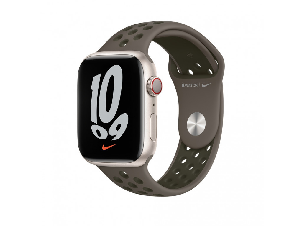 Аксесоар Apple Watch 45mm Midnight Olive Gray/Cargo Khaki Nike Sport Band - Regular 18406_7.jpg