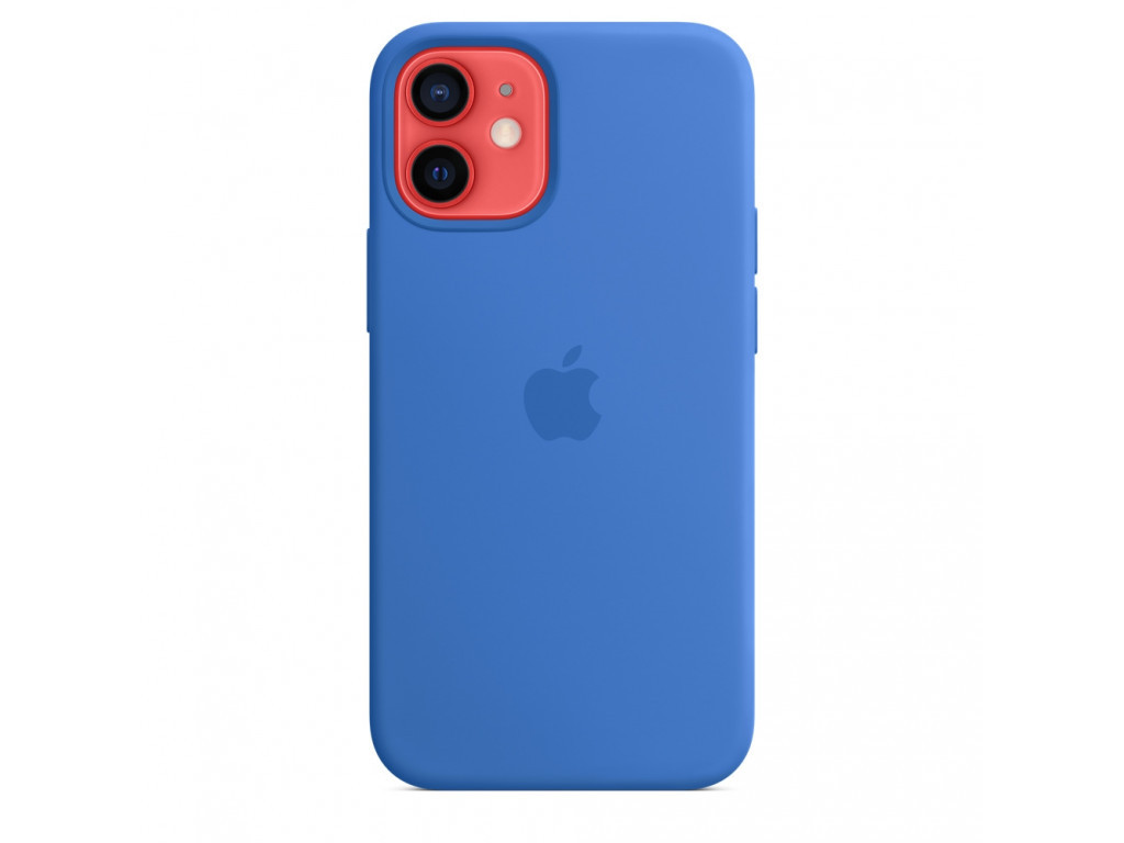 Калъф Apple iPhone 12 mini Silicone Case with MagSafe - Capri Blue 18484_3.jpg
