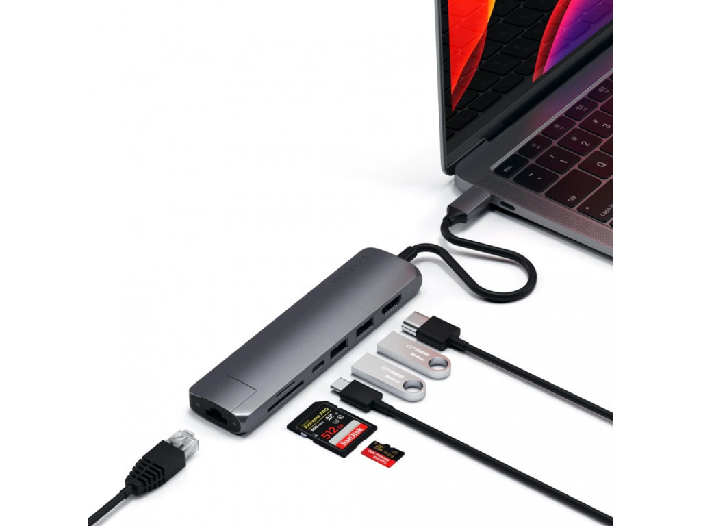 Докинг станция Satechi Aluminium Type-C Slim Multiport (1xHDMI 4K 20161_15.jpg