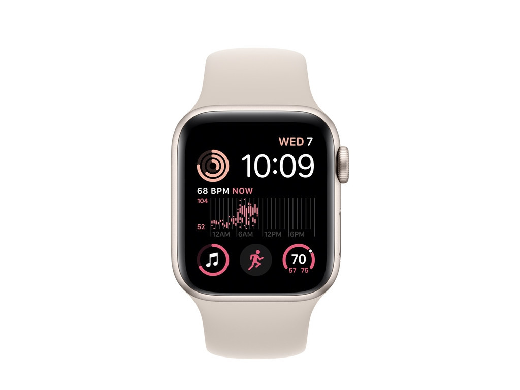 Часовник Apple Watch SE2 GPS + Cellular 40mm Starlight Aluminium Case with Starlight Sport Band - Regular 20908_1.jpg