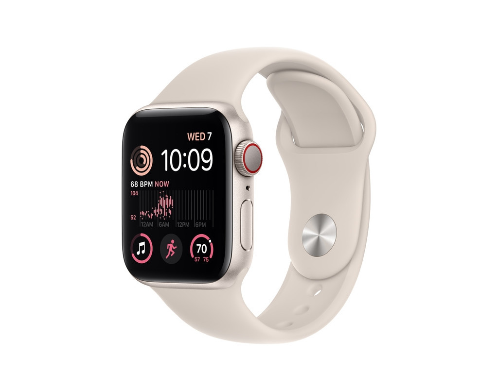 Часовник Apple Watch SE2 GPS + Cellular 40mm Starlight Aluminium Case with Starlight Sport Band - Regular 20908_9.jpg