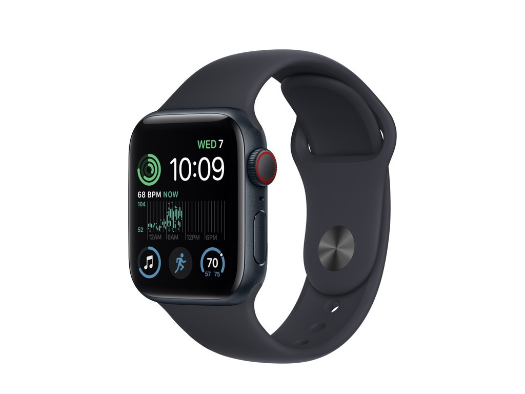 Часовник Apple Watch SE2 GPS + Cellular 40mm Midnight Aluminium Case with Midnight Sport Band - Regular 20909_3.jpg