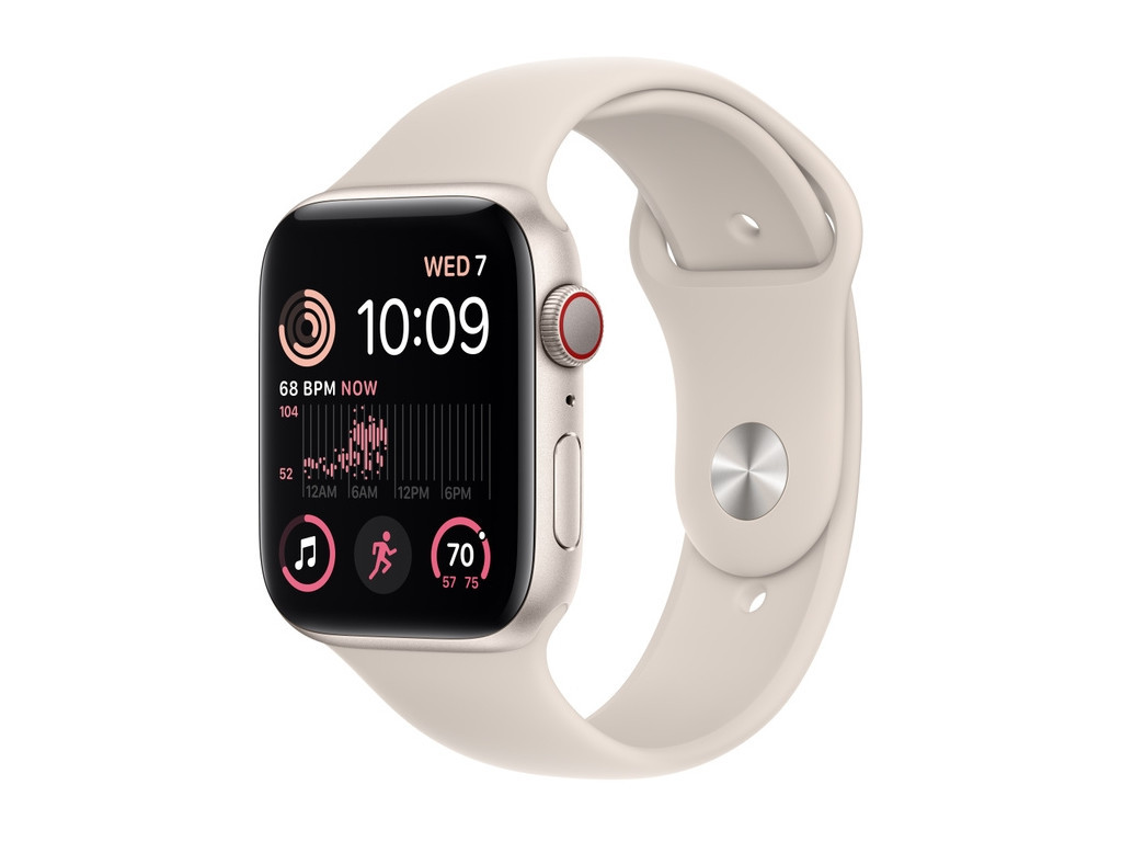 Часовник Apple Watch SE2 GPS + Cellular 44mm Starlight Aluminium Case with Starlight Sport Band - Regular 20911_9.jpg
