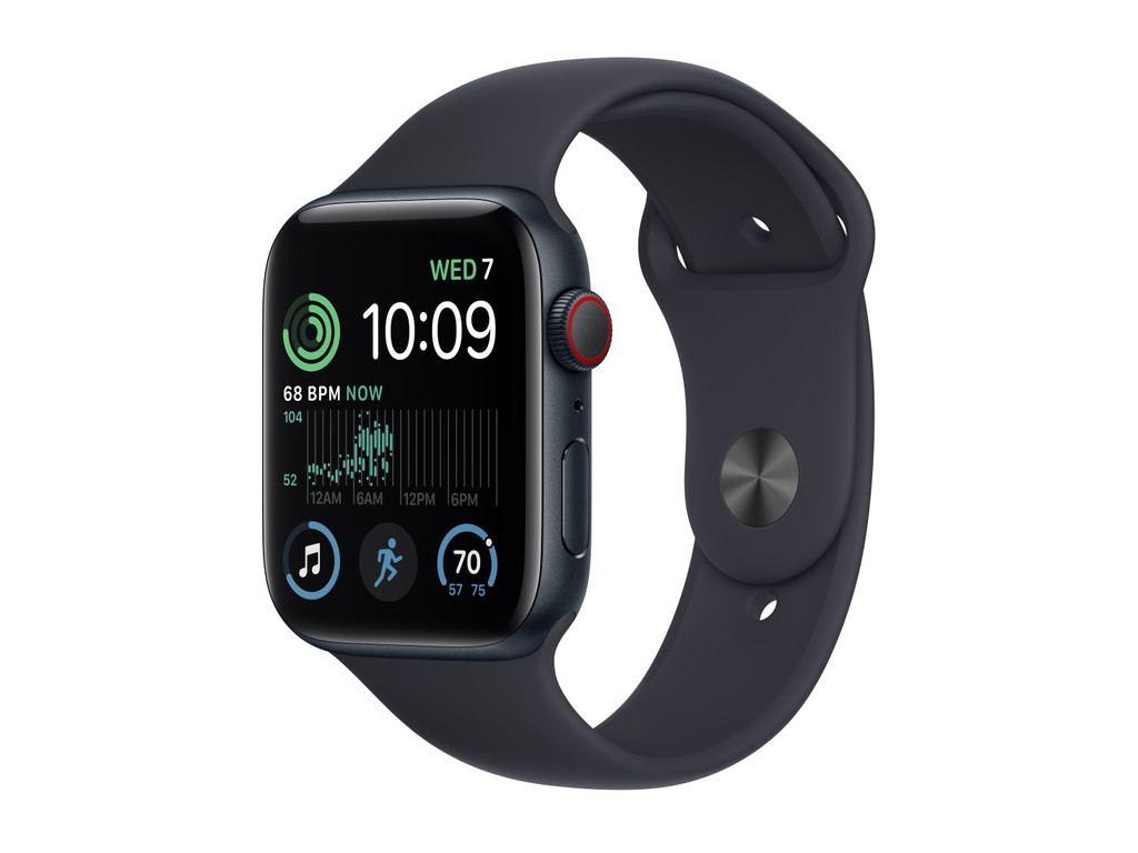 Часовник Apple Watch SE2 GPS + Cellular 44mm Midnight Aluminium Case with Midnight Sport Band - Regular 20912_3.jpg