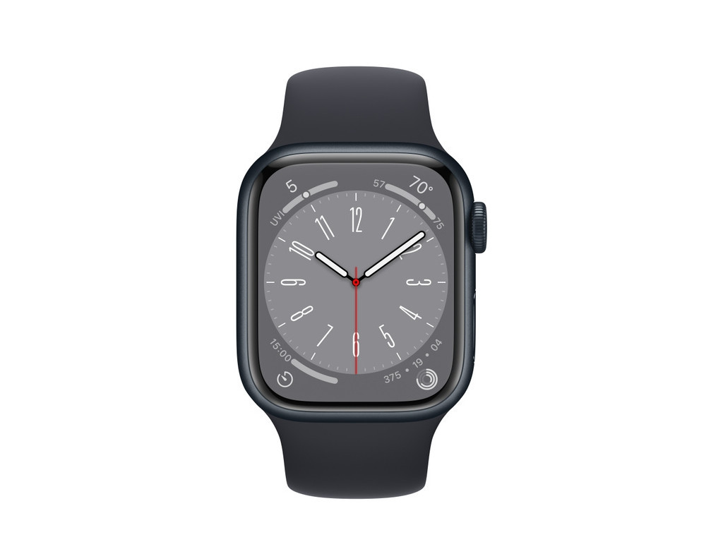 Часовник Apple Watch Series 8 GPS + Cellular 41mm Midnight Aluminium Case with Midnight Sport Band - Regular 20914_1.jpg