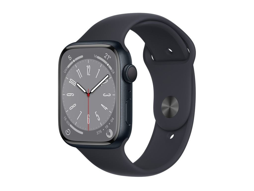 Часовник Apple Watch Series 8 GPS 45mm Midnight Aluminium Case with Midnight Sport Band - Regular 20938_3.jpg