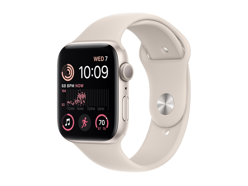 Часовник Apple Watch SE2 GPS 44mm Starlight Aluminium Case with Starlight Sport Band - Regular 22059_3.jpg