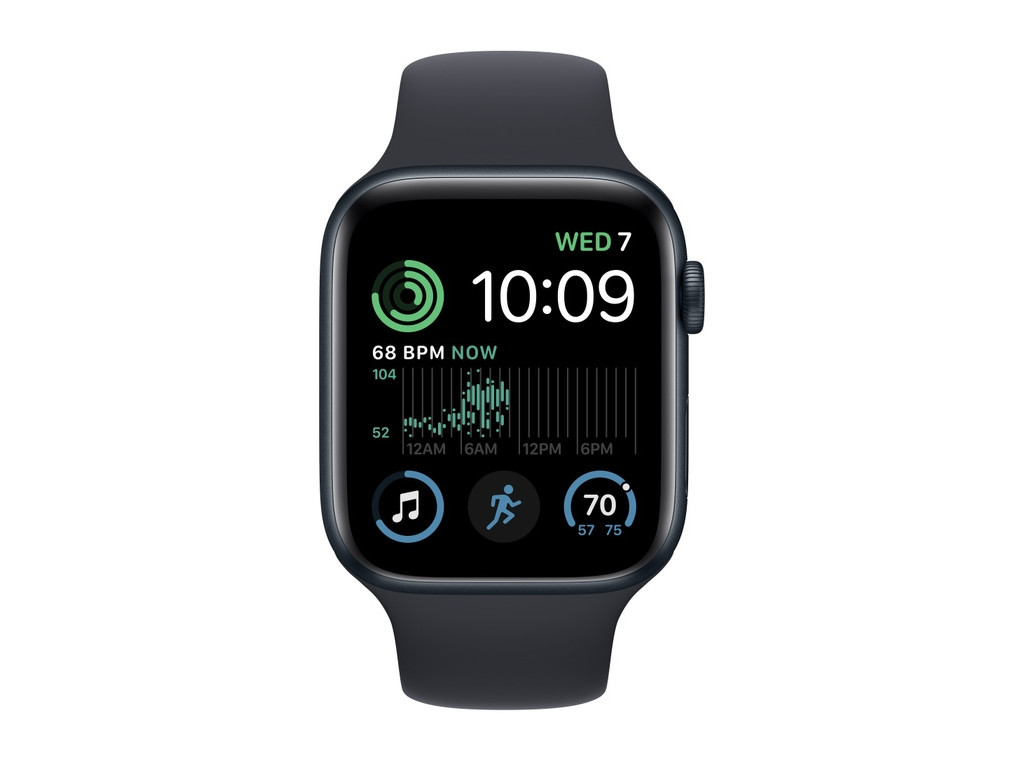 Часовник Apple Watch SE2 GPS 44mm Midnight Aluminium Case with Midnight Sport Band - Regular 22060_1.jpg