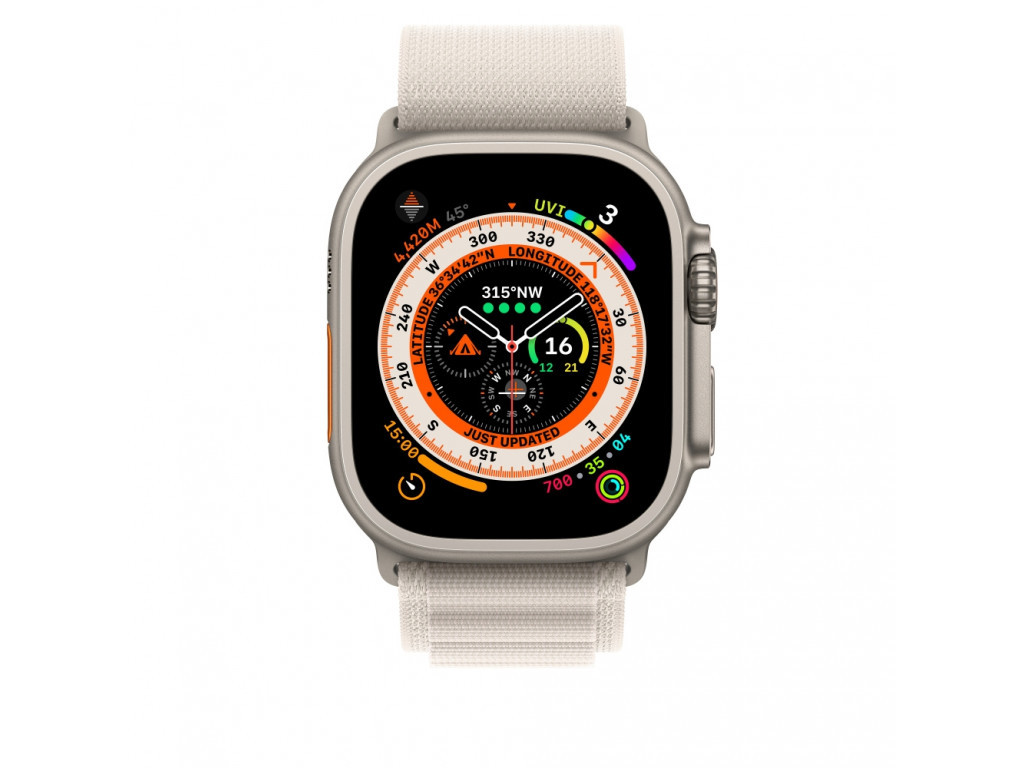Каишка за часовник Apple Watch 49mm Starlight Alpine Loop - Medium 23023_2.jpg