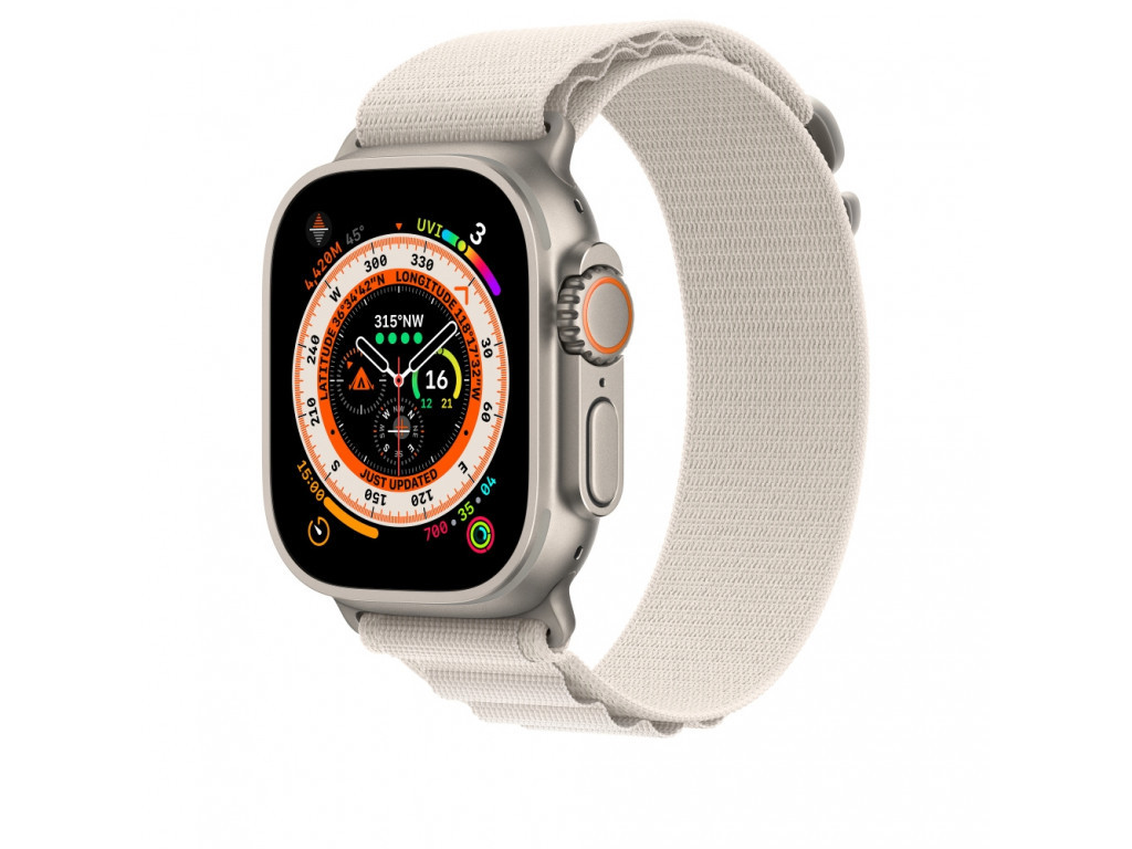 Каишка за часовник Apple Watch 49mm Starlight Alpine Loop - Large 23024_1.jpg