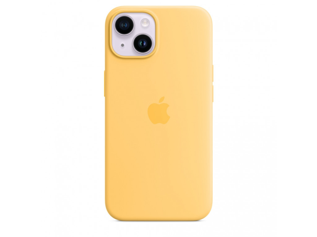 Калъф Apple iPhone 14 Silicone Case with MagSafe - Sunglow 23067_2.jpg