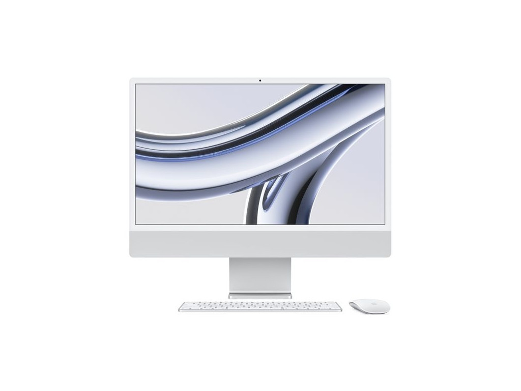 Настолен компютър - всичко в едно Apple IMAC 24" SILVER/M3 8C CPU/10C GPU/8GB/512GB-ZEE 24930.jpg