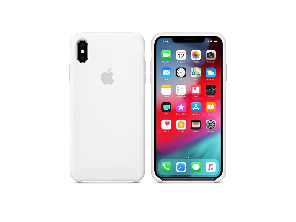 Калъф Apple iPhone XS Max Silicone Case - White 2534_23.jpg