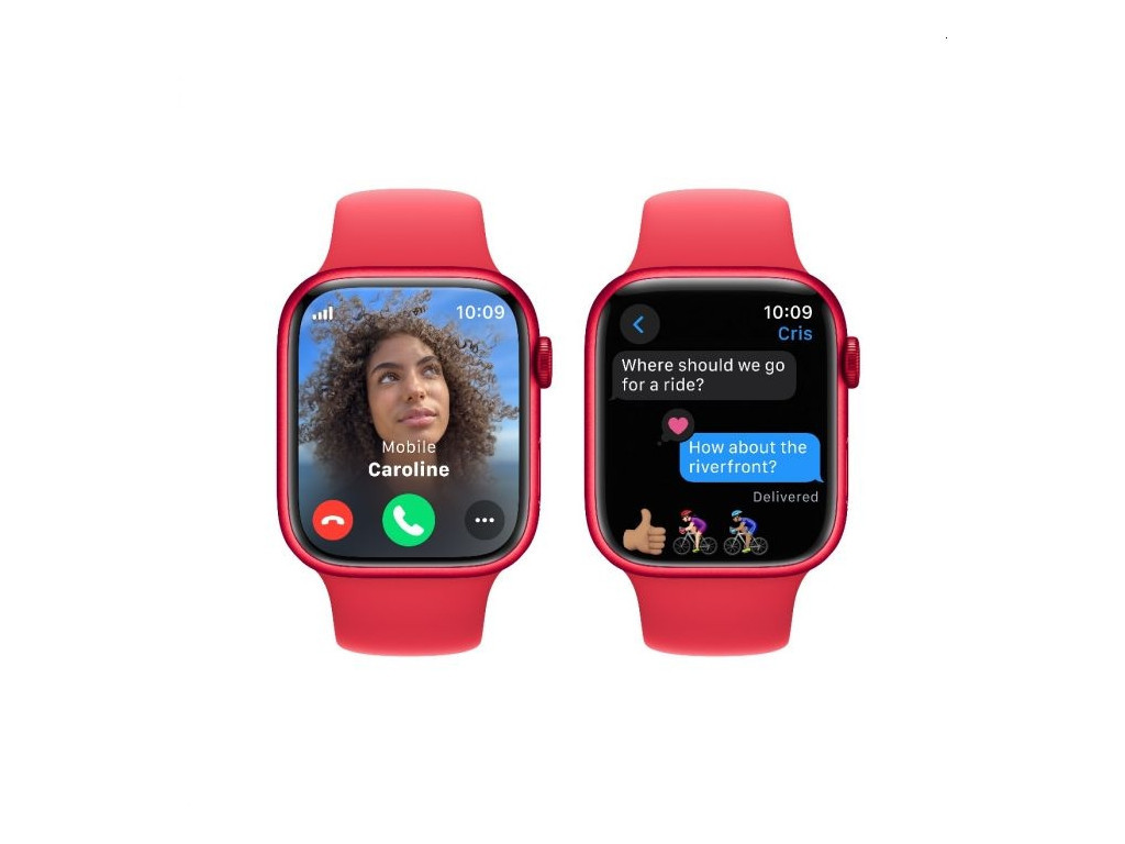 Часовник Apple Watch Series 9 GPS + Cellular 45mm (PRODUCT)RED Aluminium Case with (PRODUCT)RED Sport Band - S/M 25376_2.jpg