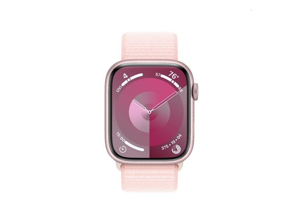 Часовник Apple Watch Series 9 GPS + Cellular 45mm Pink Aluminium Case with Light Pink Sport Loop 25383_1.jpg