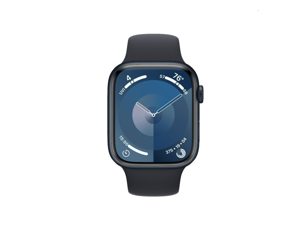 Часовник Apple Watch Series 9 GPS + Cellular 45mm Midnight Aluminium Case with Midnight Sport Band - S/M 25387_1.jpg