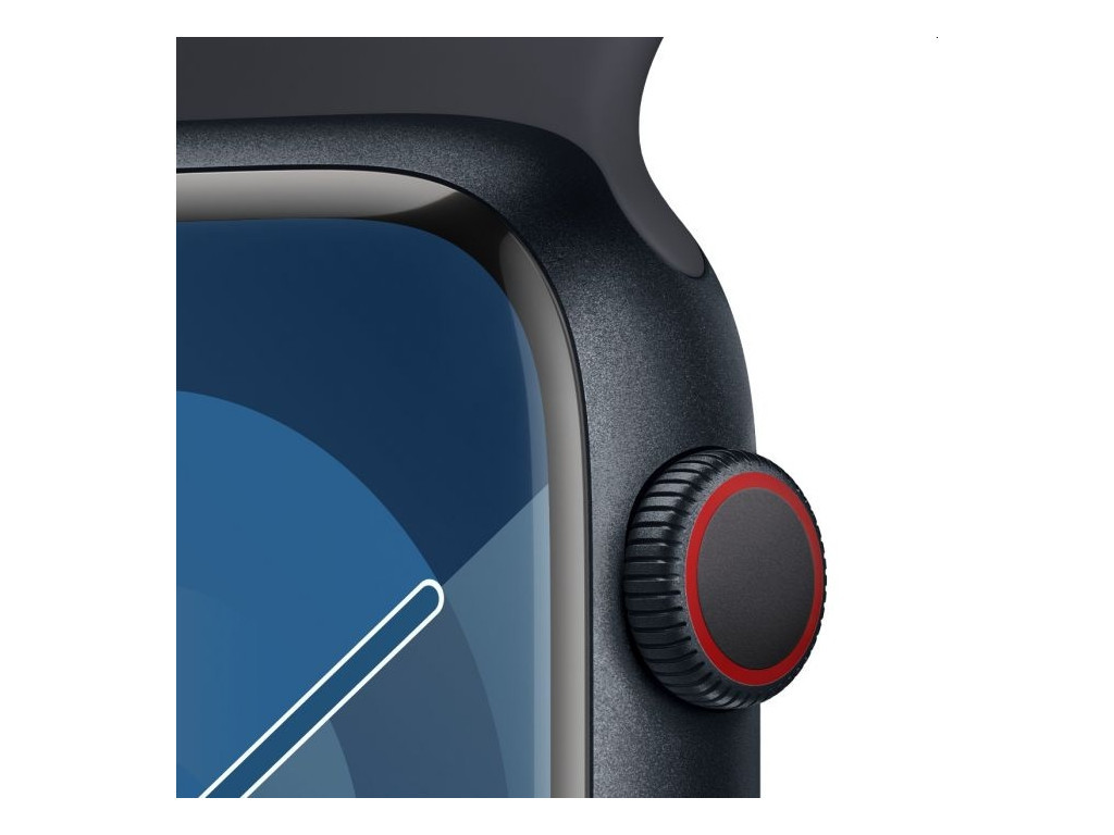 Часовник Apple Watch Series 9 GPS + Cellular 45mm Midnight Aluminium Case with Midnight Sport Band - S/M 25387_2.jpg