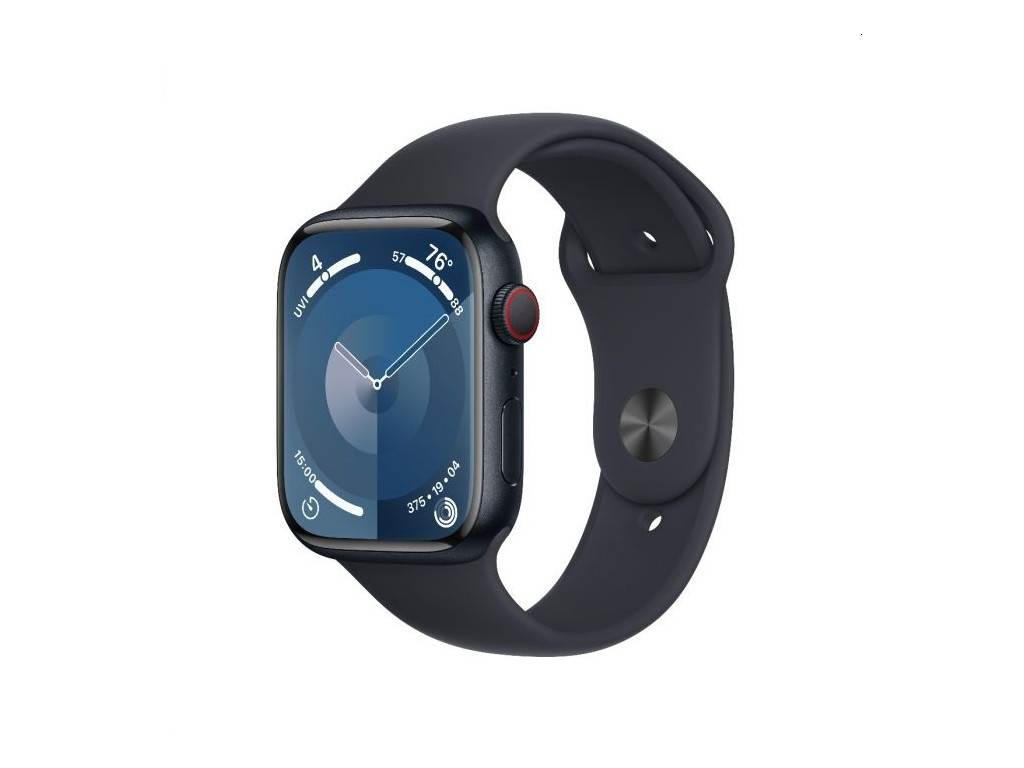 Часовник Apple Watch Series 9 GPS + Cellular 45mm Midnight Aluminium Case with Midnight Sport Band - M/L 25388.jpg