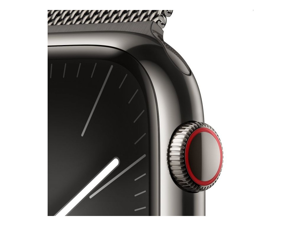 Часовник Apple Watch Series 9 GPS + Cellular 45mm Graphite Stainless Steel Case with Graphite Milanese Loop 25398_2.jpg