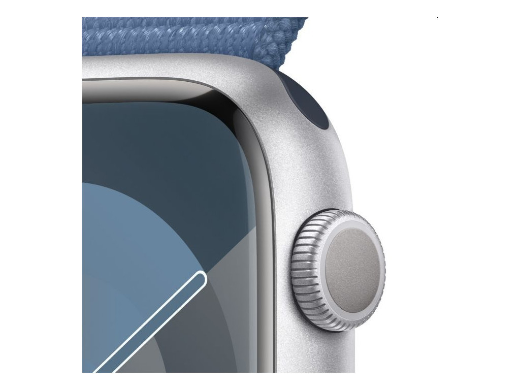 Часовник Apple Watch Series 9 GPS 45mm Silver Aluminium Case with Winter Blue Sport Loop 25406_2.jpg