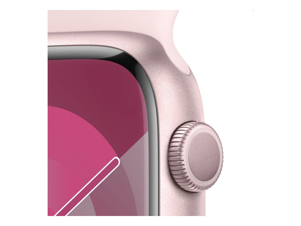 Часовник Apple Watch Series 9 GPS 45mm Pink Aluminium Case with Light Pink Sport Band - M/L 25408_2.jpg